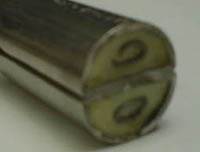 Superior MgO compaction with split sheath cartridge heaters