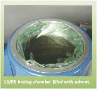 solvent filled boiling chamber