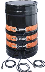 Wrap around drum heater